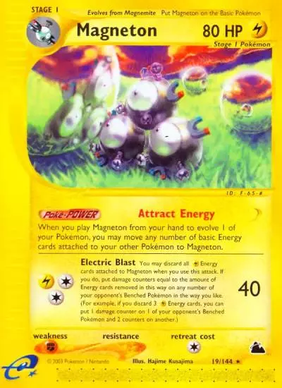 Magneton 19/144 Skyridge Pokemon card