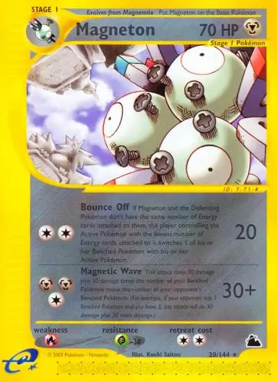 Magneton 20/144 Skyridge Pokemon card