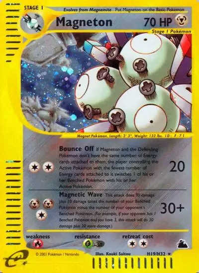 Magneton H19/144 Skyridge Pokemon card