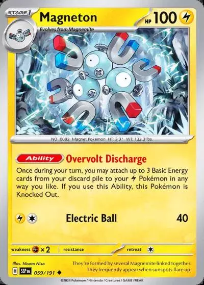 Magneton 59/191 Surging Sparks Pokemon card
