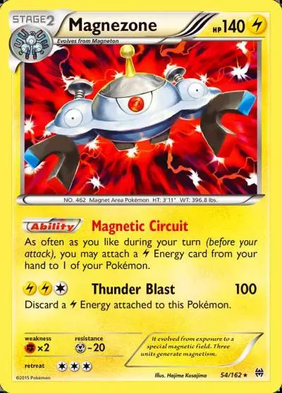Magnezone 54/162 BREAKthrough Pokemon card