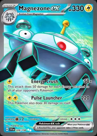 Magnezone ex 226/198 Scarlet & Violet Pokemon card