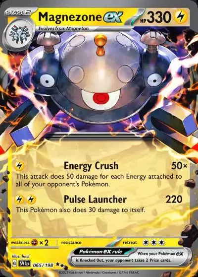 Magnezone ex 65/198 Scarlet & Violet Pokemon card