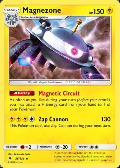 Magnezone 36/131 Forbidden Light Pokemon card