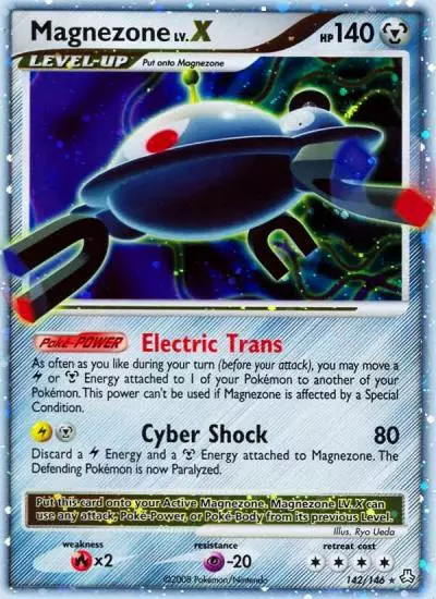 Magnezone LV.X 142/146 Legends Awakened Pokemon card
