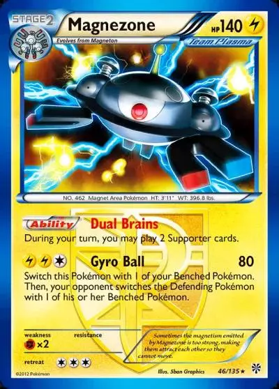 Magnezone 46/135 Plasma Storm Pokemon card