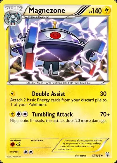 Magnezone 47/135 Plasma Storm Pokemon card
