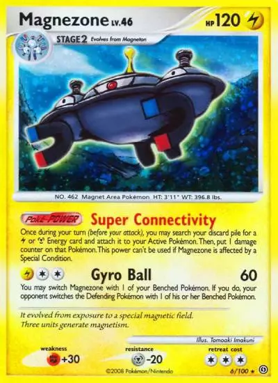 Magnezone 6/100 Stormfront Pokemon card