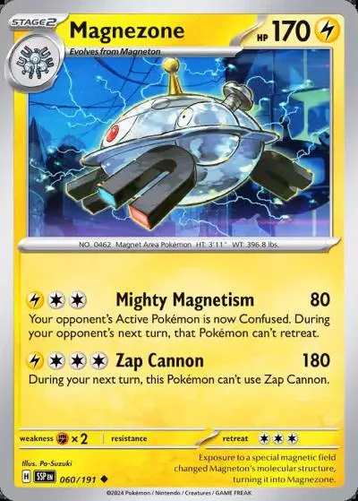 Magnezone 60/191 Surging Sparks Pokemon card