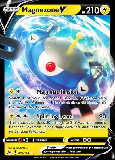 Magnezone V 56/196 Lost Origin Pokemon card