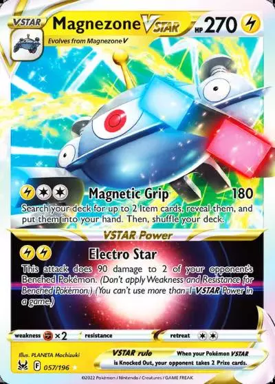 Magnezone VSTAR 57/196 Lost Origin Pokemon card