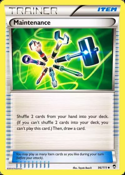 Maintenance 96/111 Furious Fists Pokemon card