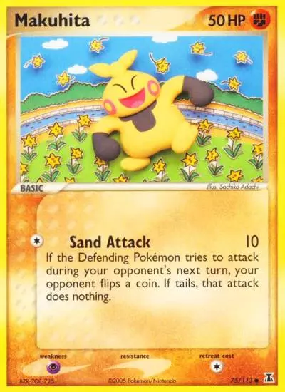 Makuhita 75/113 Delta Species Pokemon card