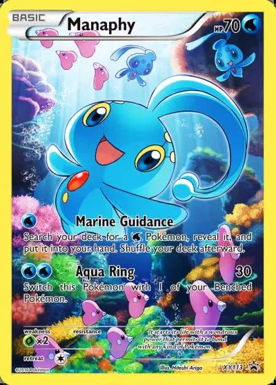 Manaphy XY113/211 XY Black Star Promos Pokemon card