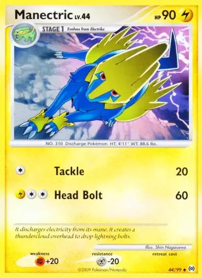 Manectric 44/99 Arceus Pokemon card