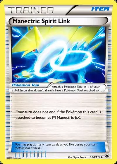 Manectric Spirit Link 100/119 Phantom Forces Pokemon card