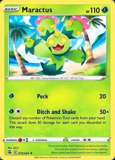 Maractus 12/264 Fusion Strike Pokemon card