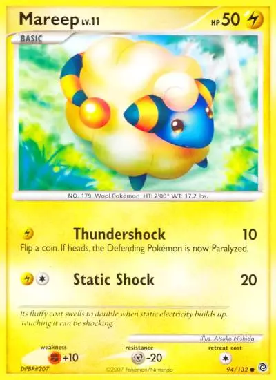 Mareep 94/132 Secret Wonders Pokemon card