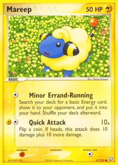 Mareep 67/109 Team Rocket Returns Pokemon card