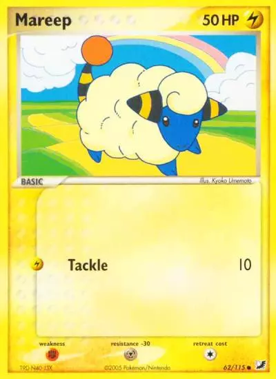 Mareep 62/115 Unseen Forces Pokemon card