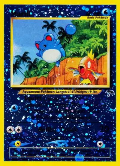 Marill 11/18 Southern Islands Pokemon card