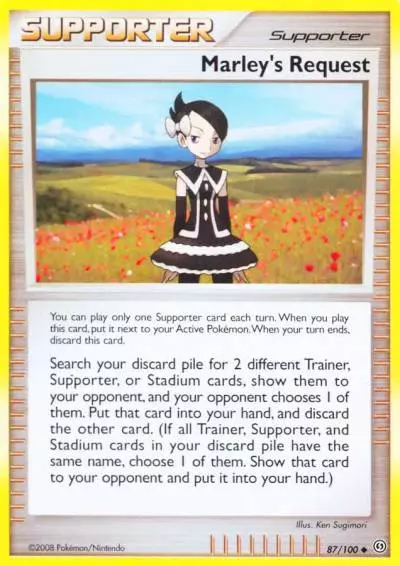 Marley's Request 87/100 Stormfront Pokemon card