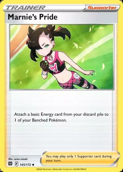 Marnie's Pride 145/172 Brilliant Stars Pokemon card