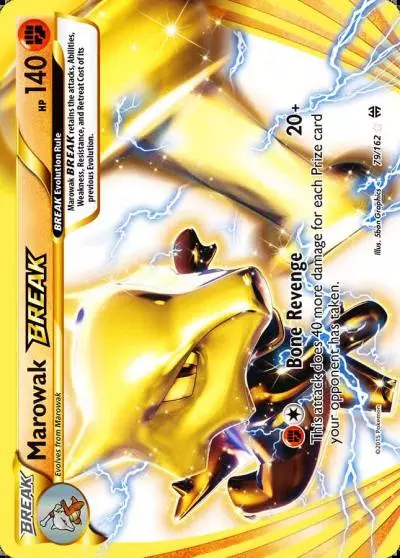 Marowak BREAK 79/162 BREAKthrough Pokemon card