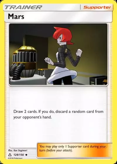 Mars 128/156 Ultra Prism Pokemon card