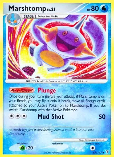Marshtomp 67/147 Supreme Victors Pokemon card