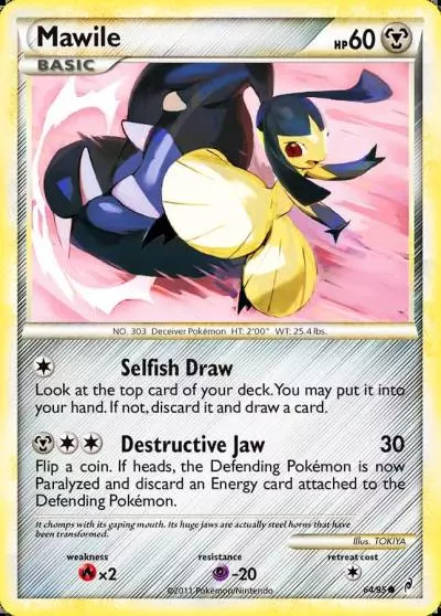 Mawile 64/95 Call of Legends Pokemon card