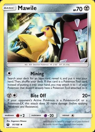Mawile 91/168 Celestial Storm Pokemon card