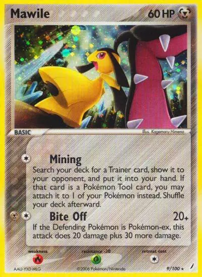 Mawile 9/100 Crystal Guardians Pokemon card