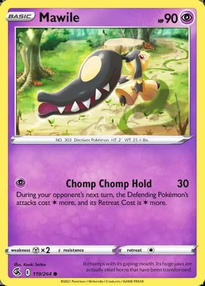 Mawile 119/264 Fusion Strike Pokemon card