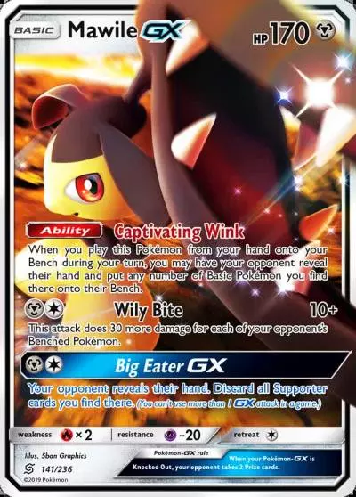 Mawile-GX 141/236 Unified Minds Pokemon card