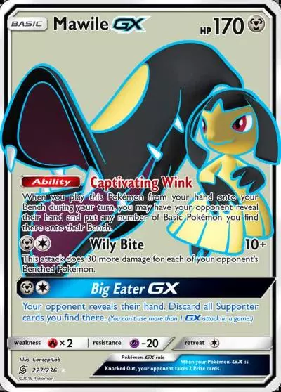 Mawile-GX 227/236 Unified Minds Pokemon card