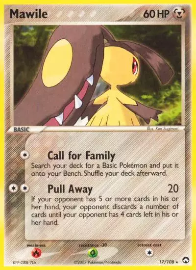 Mawile 17/108 Power Keepers Pokemon card