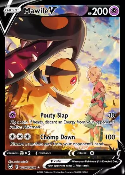 Mawile V TG17/30 Silver Tempest Trainer Gallery Pokemon card