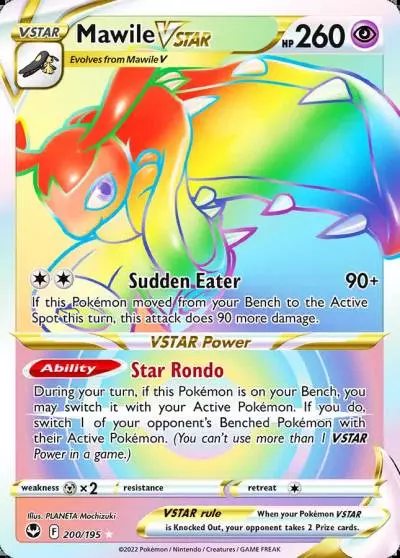 Mawile VSTAR 200/195 Silver Tempest Pokemon card