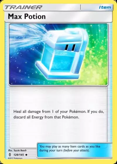 Max Potion 128/145 Guardians Rising Pokemon card