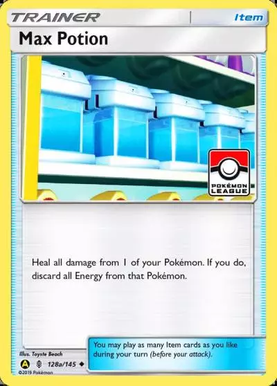 Max Potion 128a/145 Guardians Rising Pokemon card