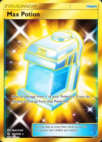 Max Potion 164/145 Guardians Rising Pokemon card