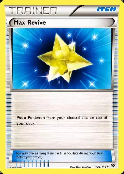 Max Revive 120/146 XY Pokemon card