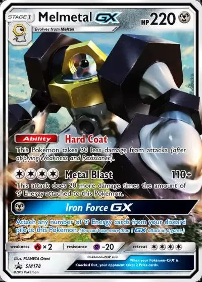 Melmetal-GX SM178/248 SM Black Star Promos Pokemon card