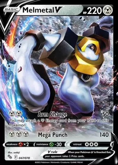 Melmetal V 47/78 Pokémon GO Pokemon card