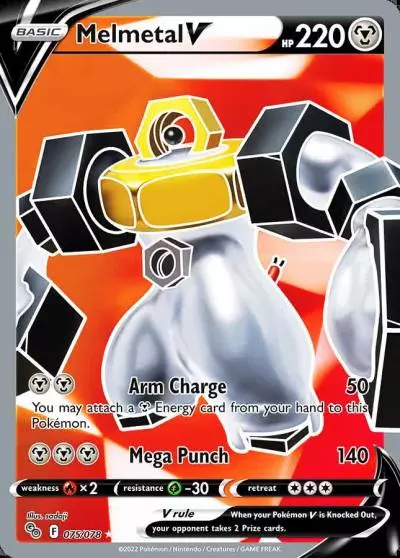 Melmetal V 75/78 Pokémon GO Pokemon card