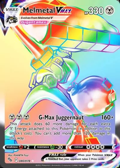 Melmetal VMAX 80/78 Pokémon GO Pokemon card