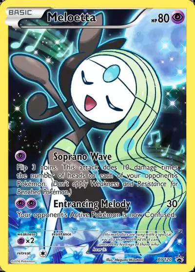 Meloetta XY120/211 XY Black Star Promos Pokemon card