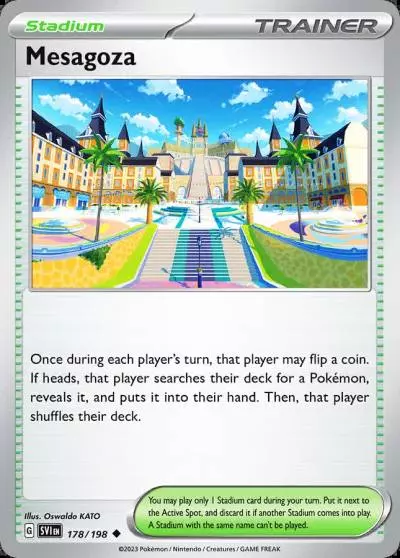 Mesagoza 178/198 Scarlet & Violet Pokemon card