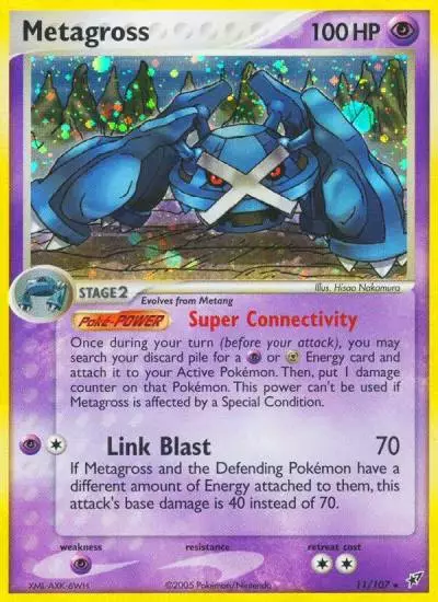 Metagross 11/107 Deoxys Pokemon card
